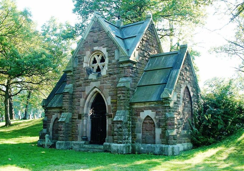 Stone Chapel in Cemetery