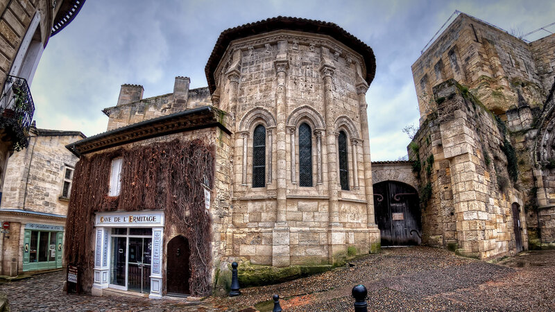 Stone Chapel in Courtyard