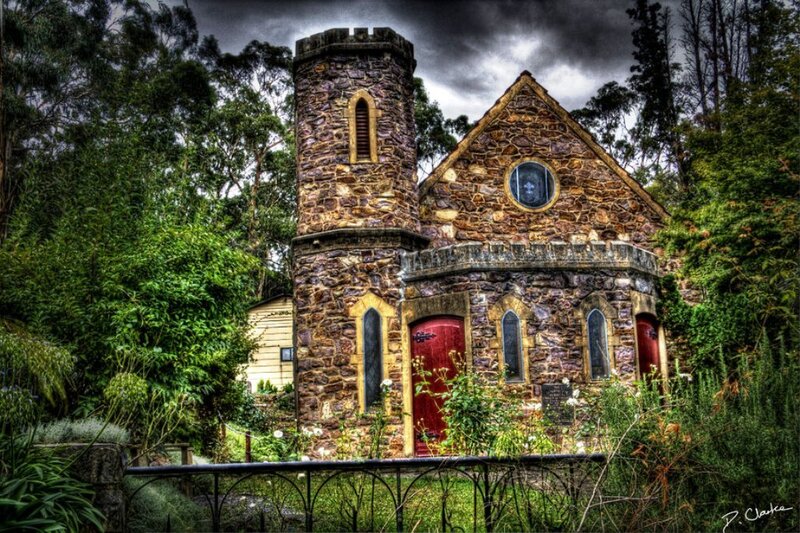 Stone Chapel with Tower
