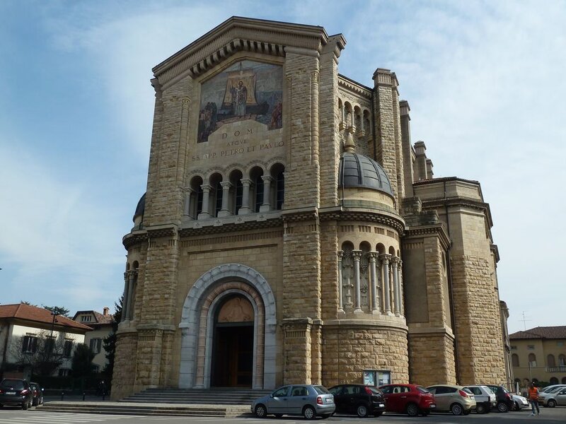 Stone Church Building — Beige