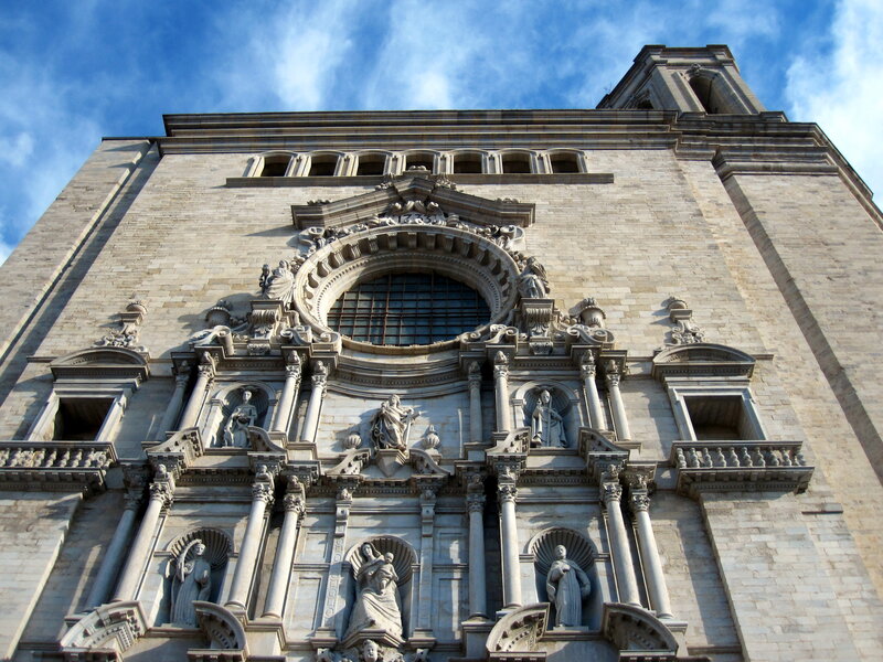 Stone Church Facade — Gray, Dramatic