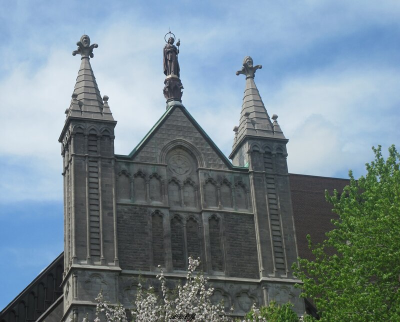 Stone Church Facade — Gray