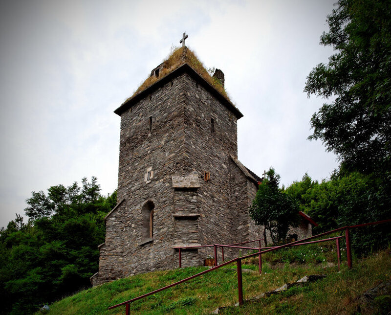 Stone Church on Hill