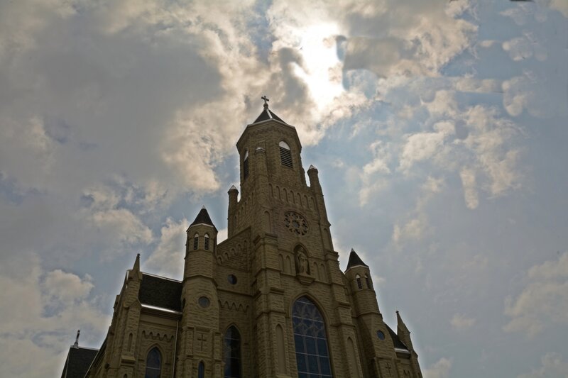 Stone Church Tower — Beige