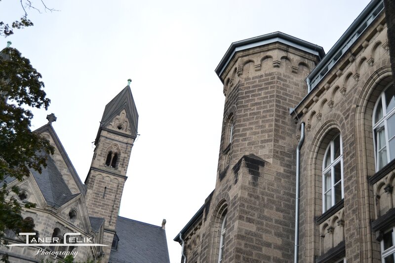Stone Church Towers — Gray