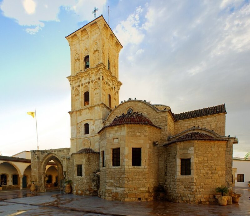 Stone Church with Bell Tower — Beige, Serene