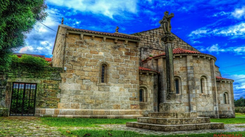 Stone Church with Cross