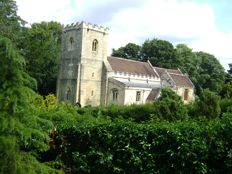 Stone Church with Tower — Green