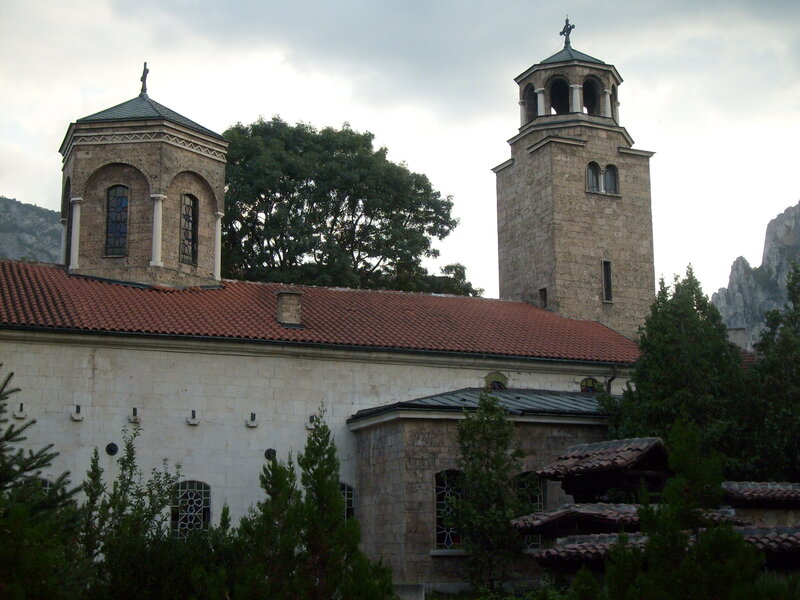 Stone Church with Towers
