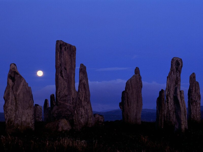 Stone Circle at Night