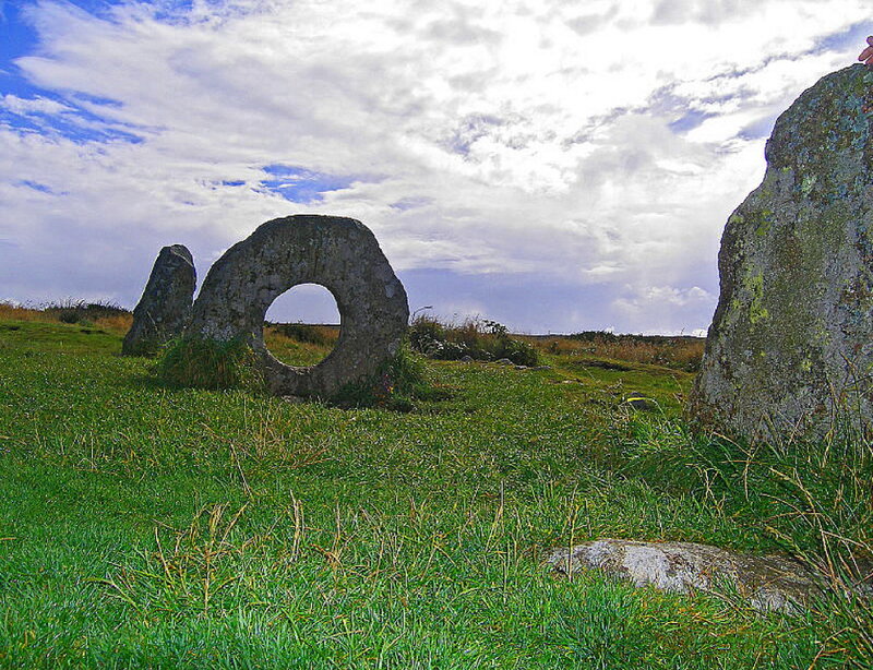 Stone Circle in Field — Green