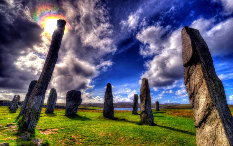 Stone Circle on Grass