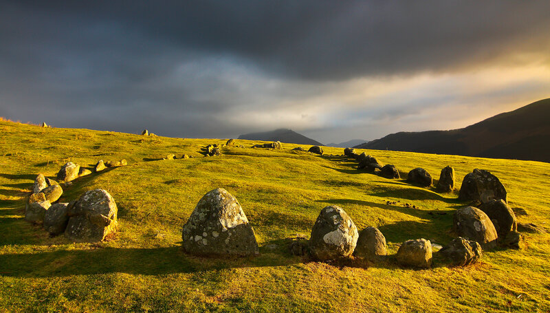Stone Circle on Hillside