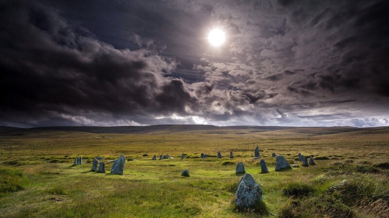 Stone Circle on Moor