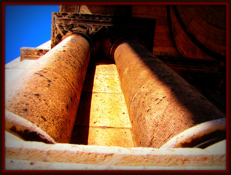 Stone Columns of a Building