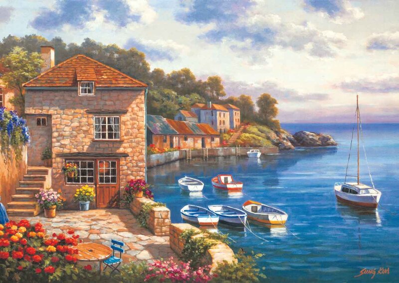 Stone Cottage by Harbor