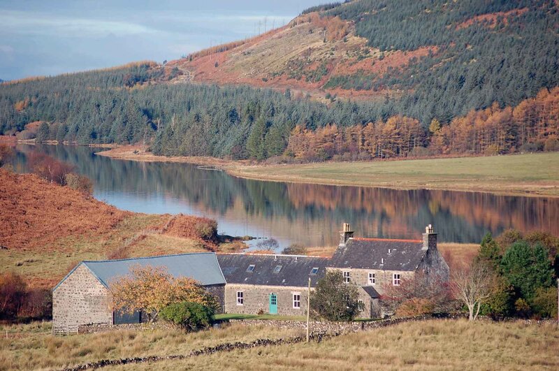 Stone Cottage by Lake — Green