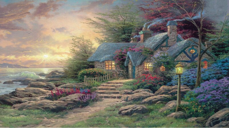 Stone Cottage by Sea
