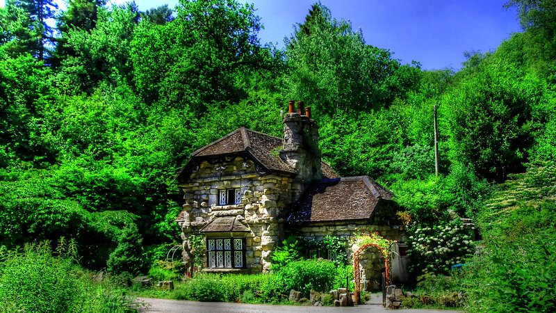 Stone Cottage in Forest