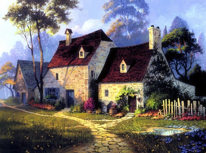 Stone Cottage Village — Green