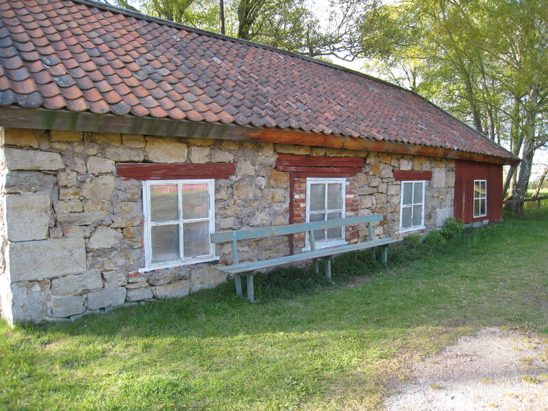 Stone Cottage with Bench