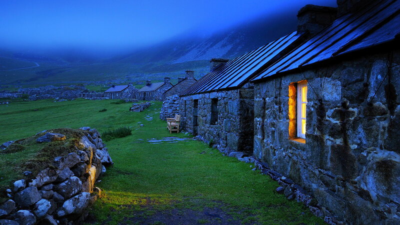 Stone Cottages in Valley