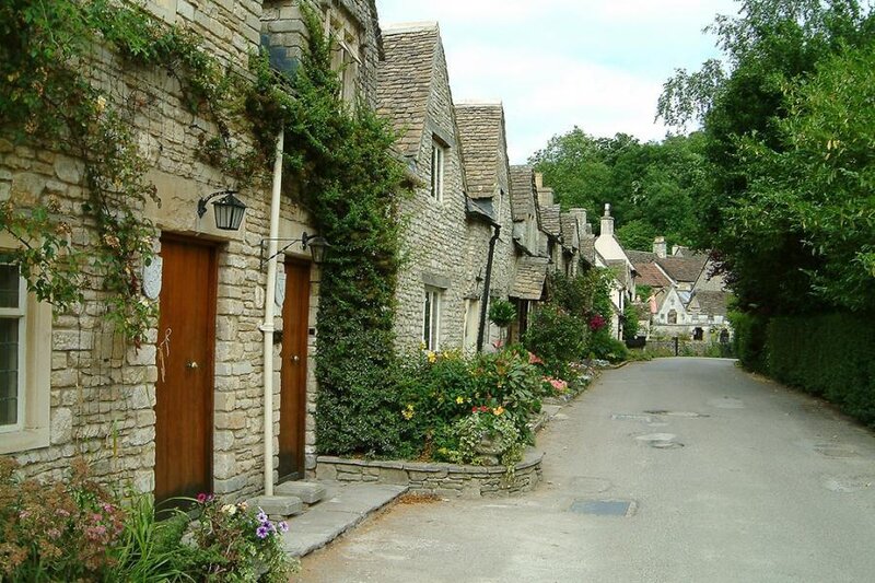 Stone Cottages in Village