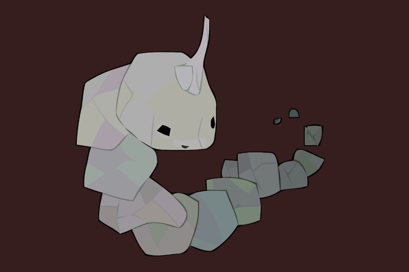 stone creature illustration