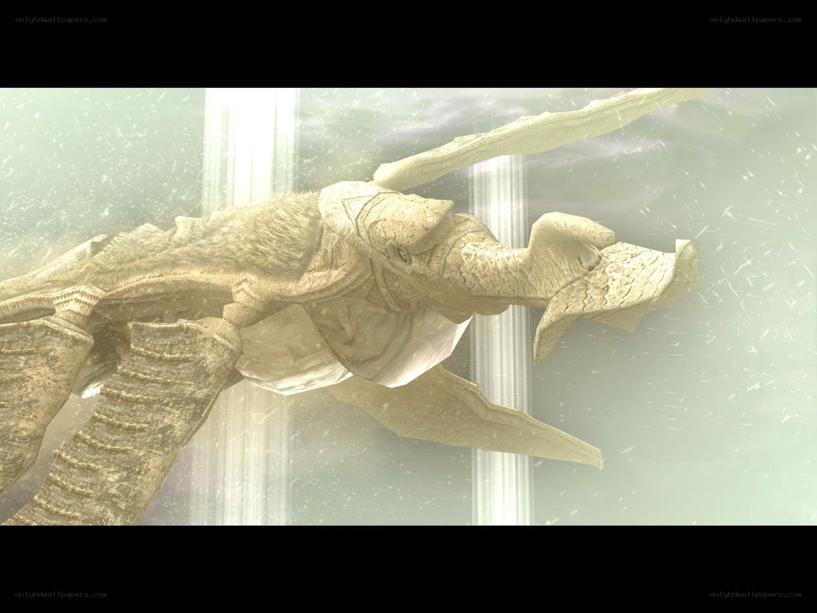 stone creature in water