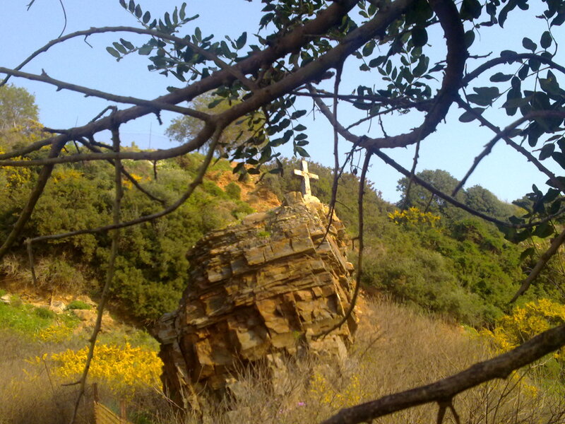 Stone Cross on Hill