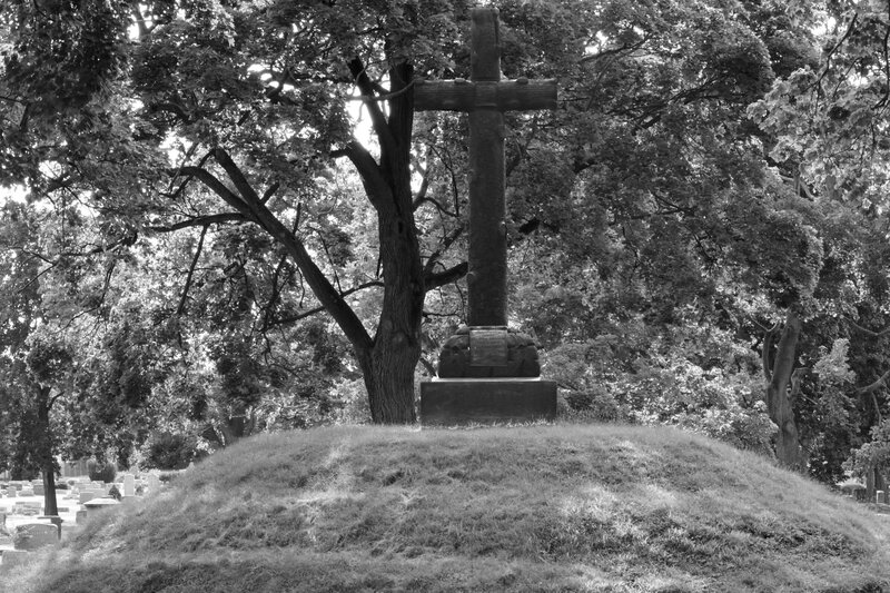 Stone Cross on Mound