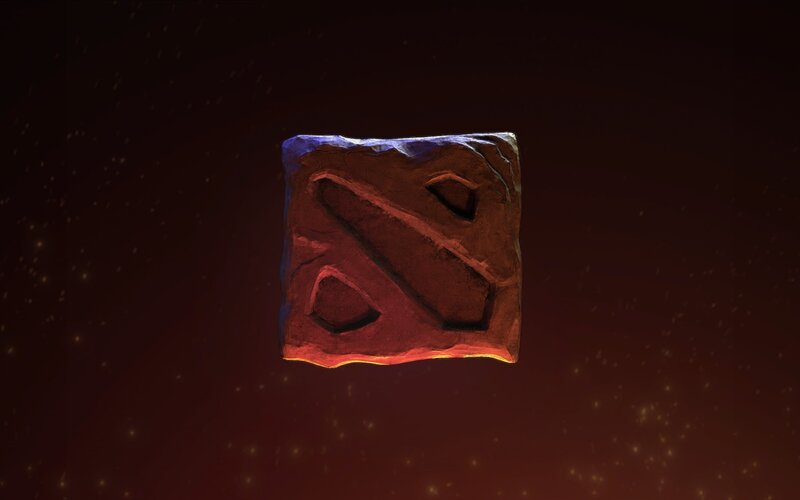Stone Cube with Symbol