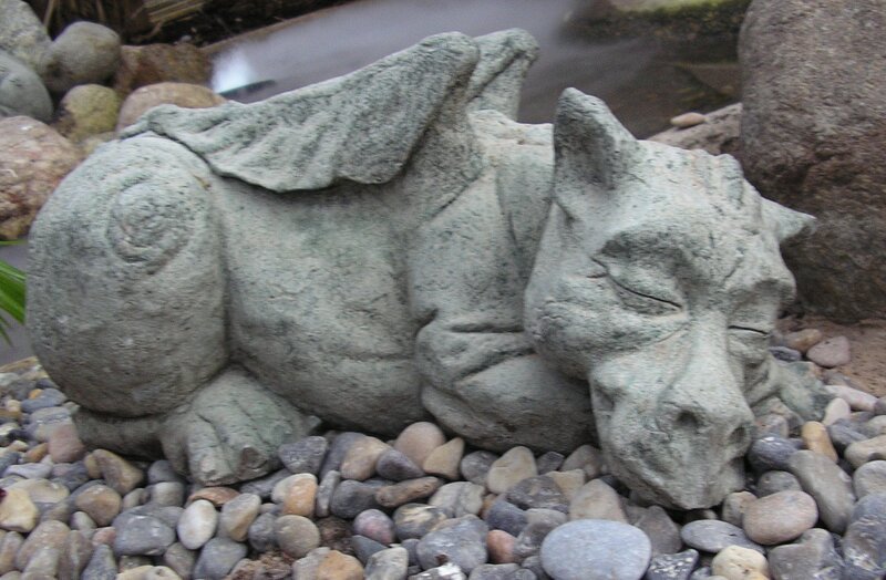Stone Dragon Statue