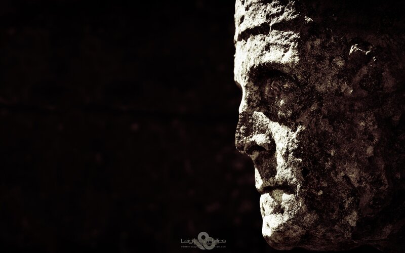 stone face in profile