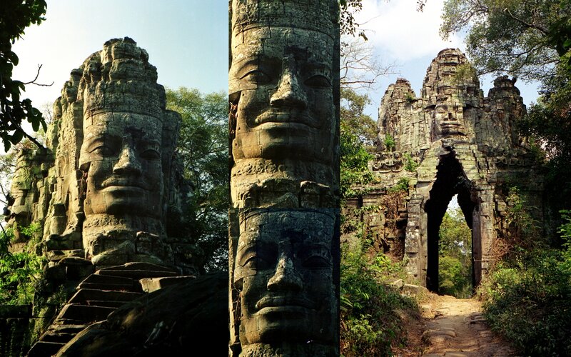 Stone Faces at Bayon