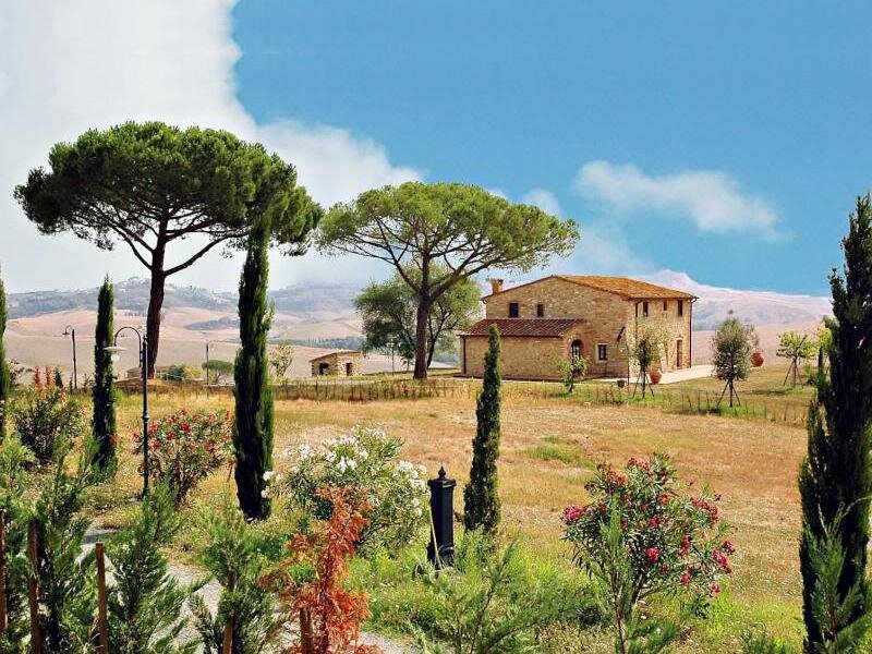 Stone Farmhouse in Field