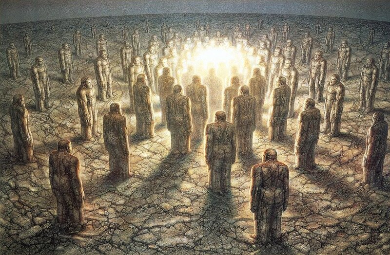 Stone Figures in Circle