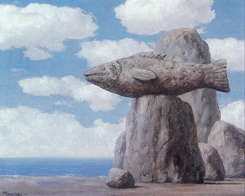 Stone Fish Sculpture