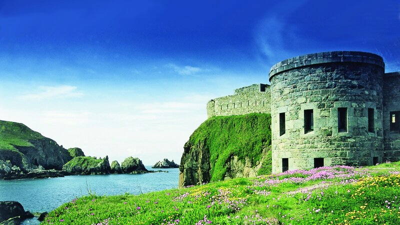 Stone Fort on Cliff