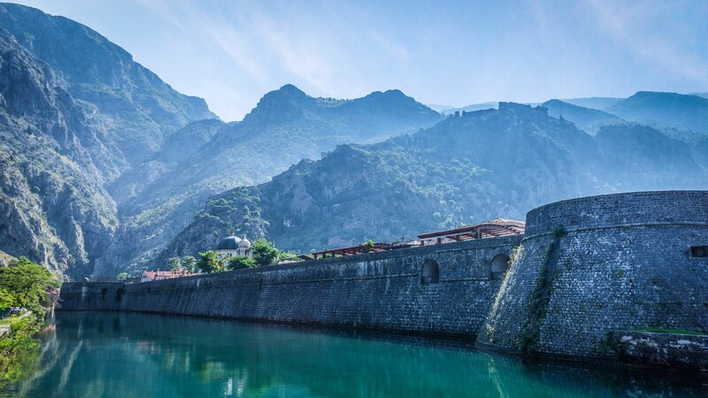 Stone Fortress by River