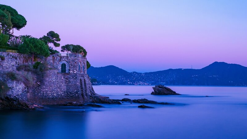 Stone Fortress on Coast