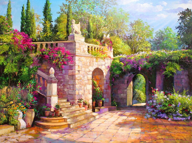 Stone Garden Archway
