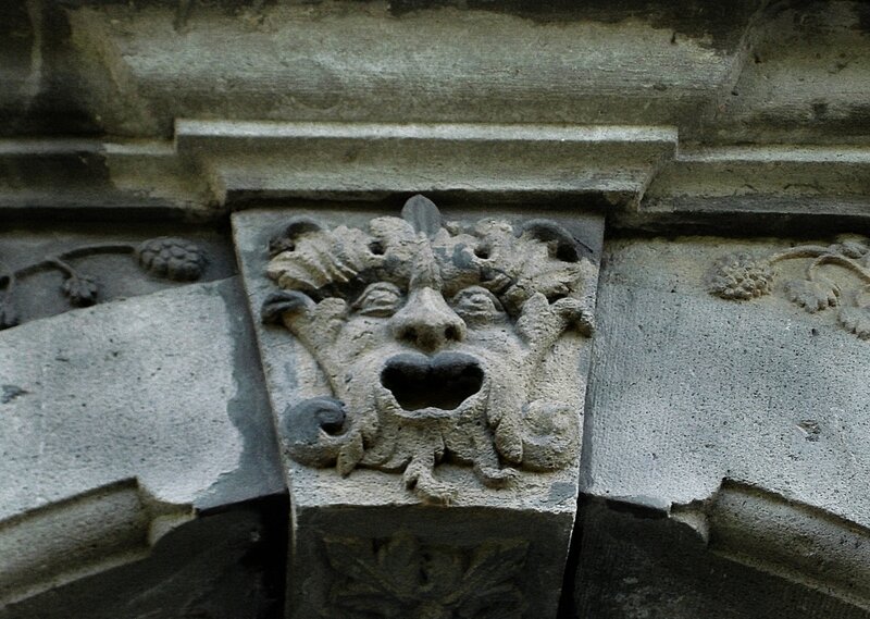 Stone Gargoyle Face