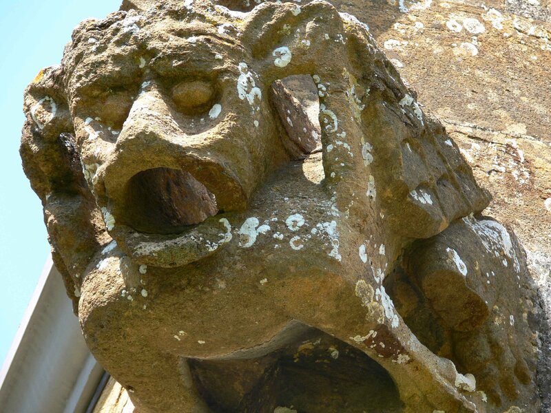 stone gargoyle sculpture