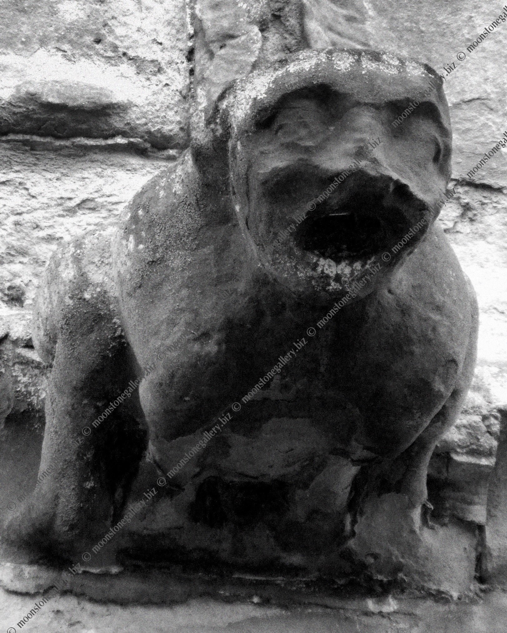 stone gargoyle sculpture