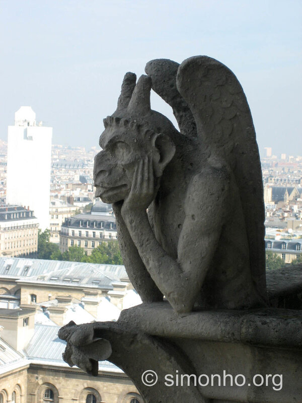 Stone Gargoyle Statue — Gray, Neutral