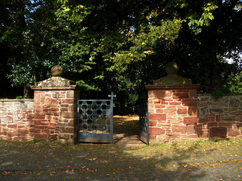 Stone Gate with Iron Door