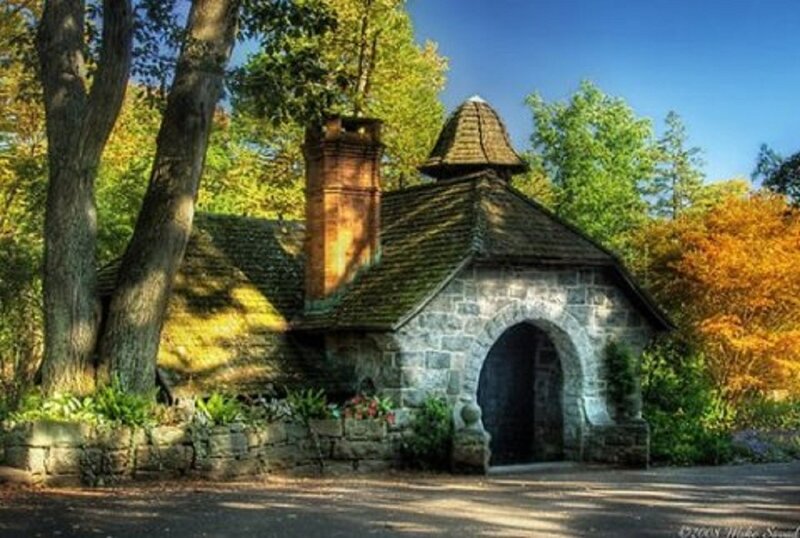 Stone Gatehouse Building