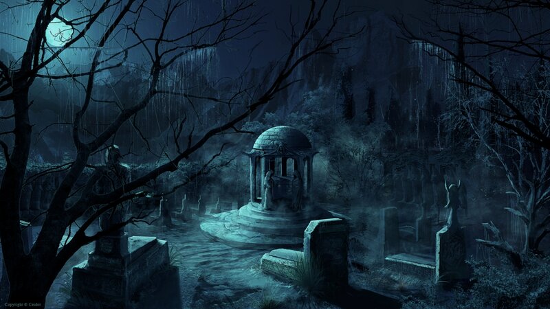 Stone Gazebo in Cemetery