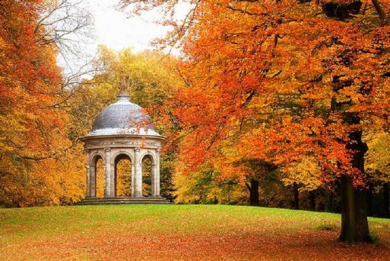Stone Gazebo in Park